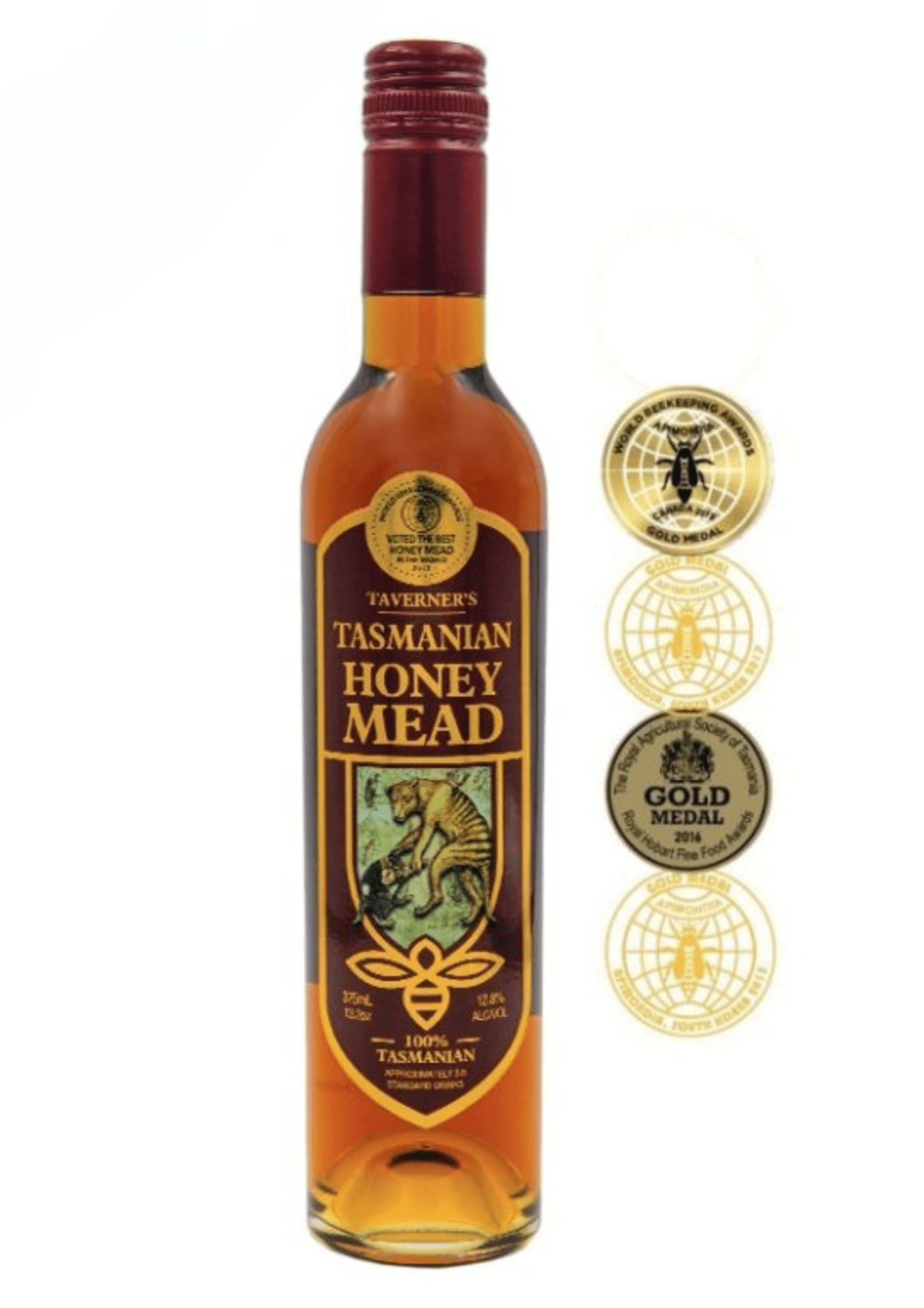 Taverner's Tasmanian Honey Mead 375ml  (12% Alcohol)