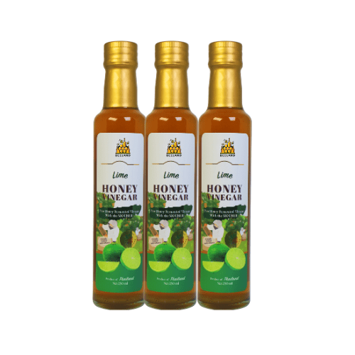 Bee Land Honey Vinegar Lime x3 bottles